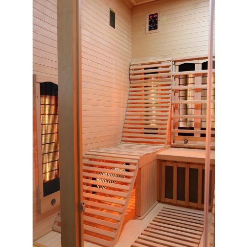 Sanotechnik OSLO Infrarotkabine für 2 Personen Wärmekabine 150x150x200 cm NEU