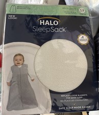 Halo Sleep Sack Wearable Blanket Fleece Birth - 6 Months 23-26in 10-18lb-Cream