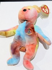 Original Ty Beanie Baby - 1996 Peace The Bear Retired New c2