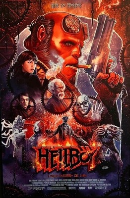 Hellboy Retro Comic Style Movie Poster