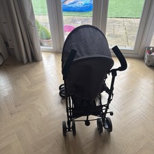 Graco EZLite Lightweight Stroller 6.6kg From Birth to 15kg Black Midnight