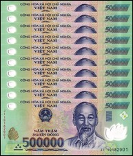 Vietnam 500000 Dong, 2019, P-124o, UNC, Polymer X 10 PCS