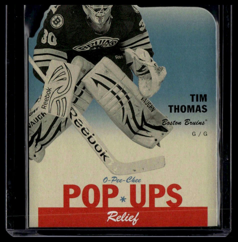 2012-13 O-Pee-Chee #PU-4 Tim Thomas Boston Bruins