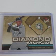 2006 Fleer Ultra Diamond Producers Miguel Cabrera Florida Marlins Card DP12