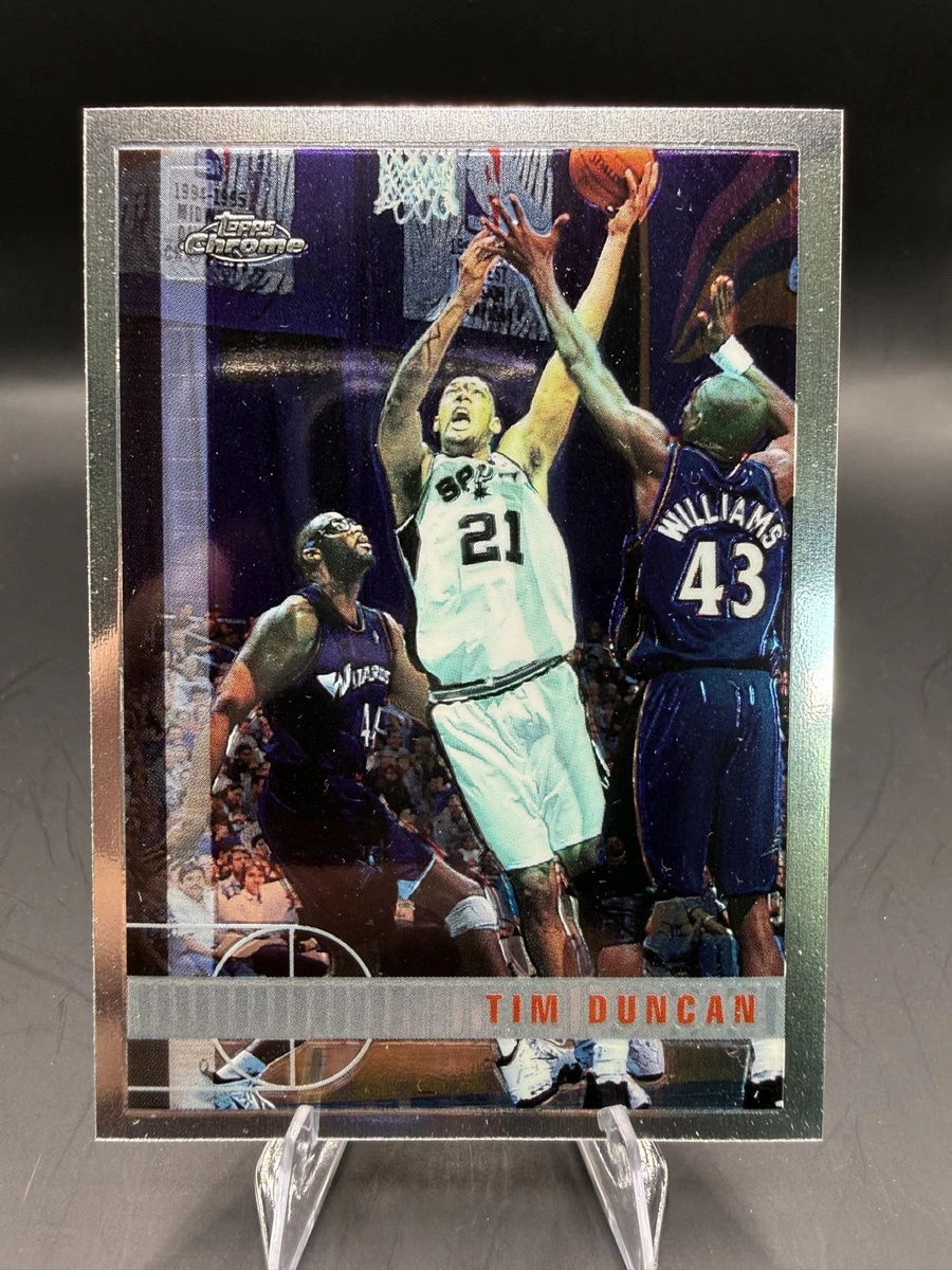 Topps Tim Duncan Basketball Rookie Sports Trading Cards for sale