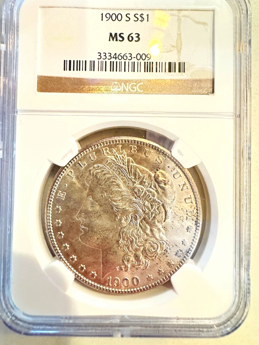 MS 63 Graded 1900 Year Morgan US Dollars (1878-1921) for sale | eBay