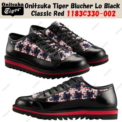 Onitsuka Tiger Blucher Lo Black Classic Red 1183C330-002