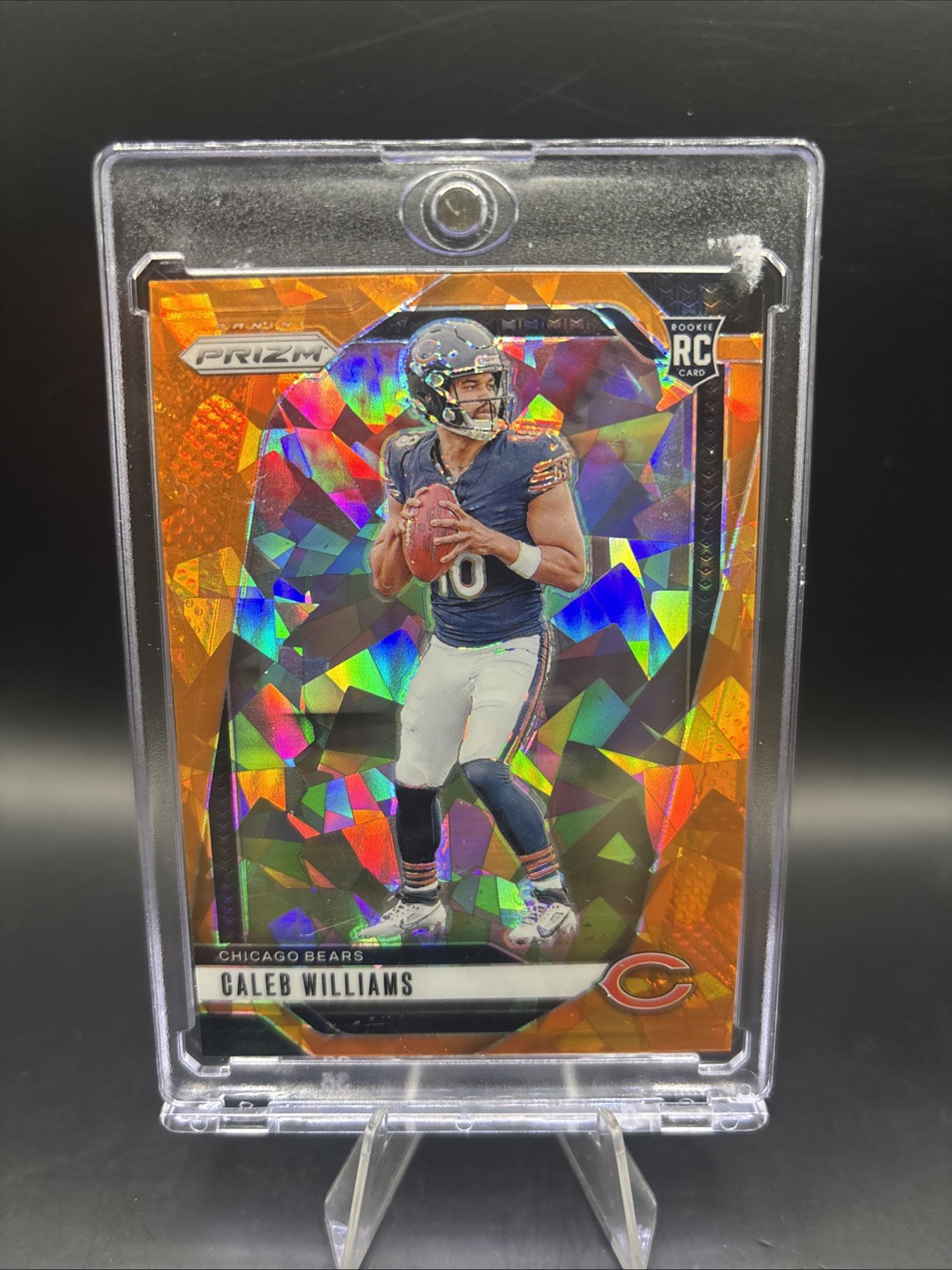 2024 Panini Prizm - Rookies Caleb Williams #301 Orange Ice Prizm (RC)