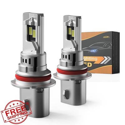 AOUKKL 9004 Fog Light Bulbs, 700% Brighter 6500K Cool White, Mini Size, 2 Pack