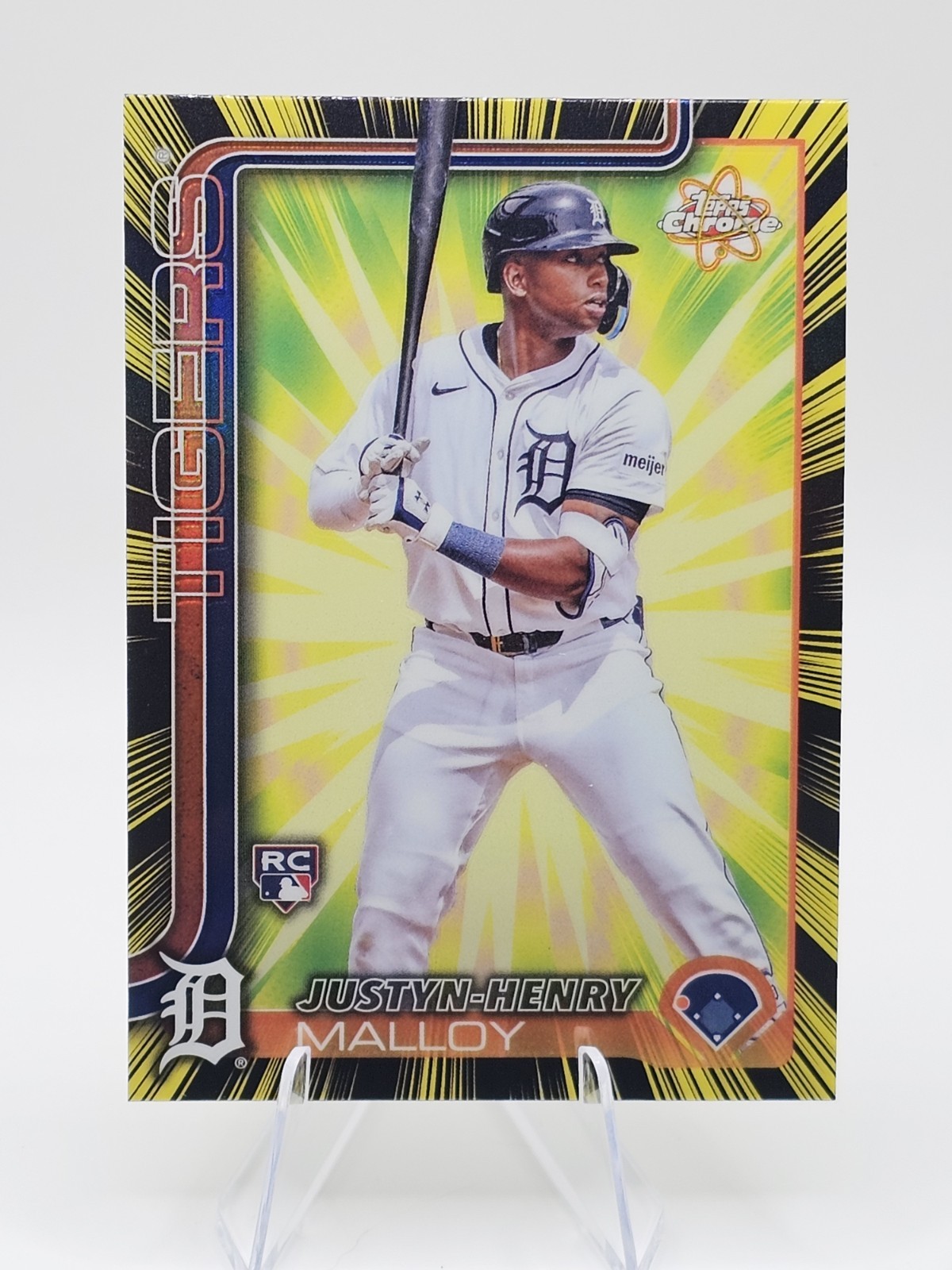 2025 Topps Chrome - Radiating Rookies Justyn-Henry Malloy #RR13