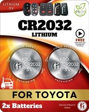 Key Fob Battery Replacement Kit CR2032 3V Lithium Batteries 2Pack