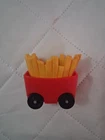 VTG Fisher Price Little People McDonald's French Fry Cart / Car / Wagon ~ #2552