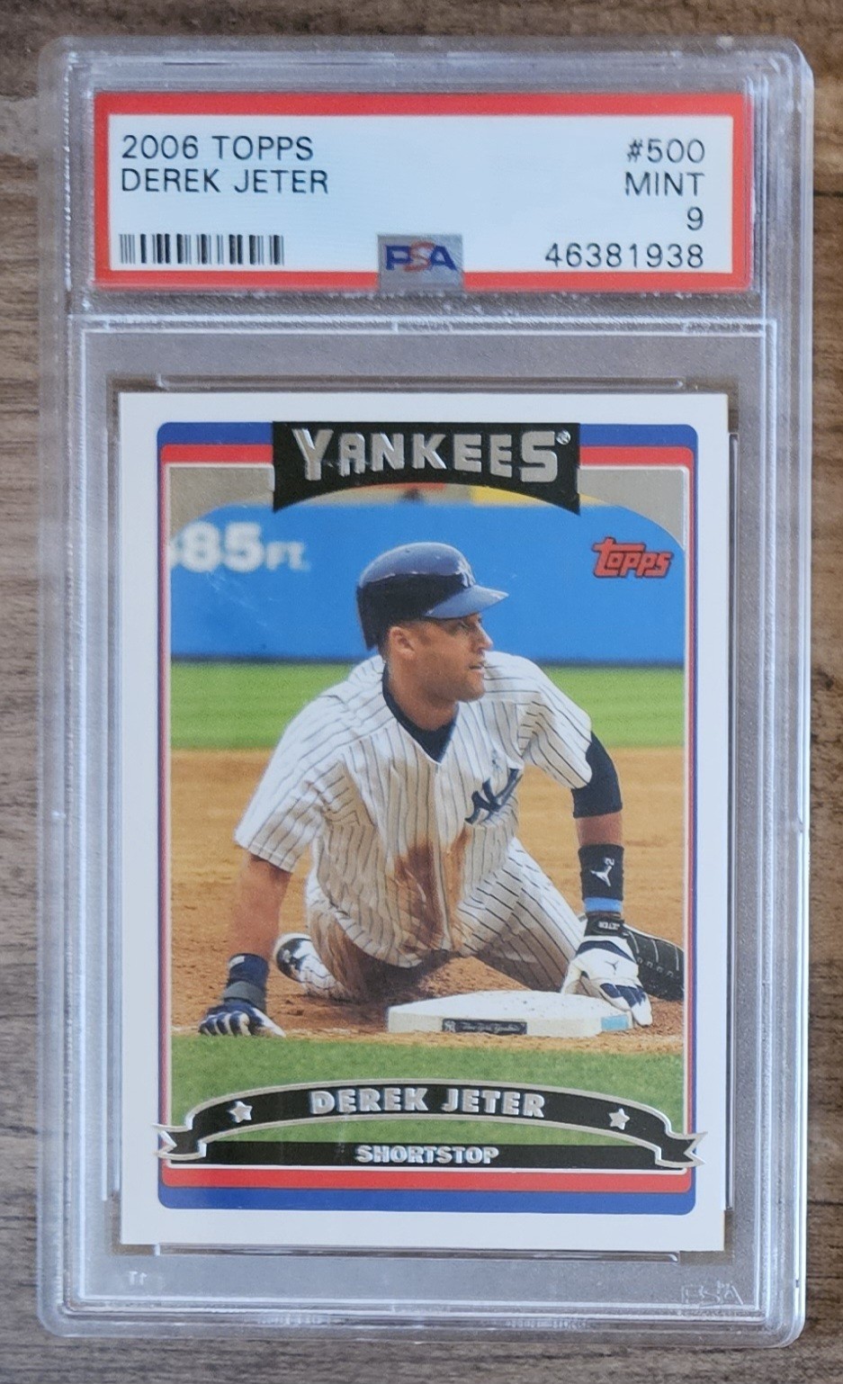 ⚾ Derek JETER PSA 9 2006 Topps #500 POP 68 🔥 Mint