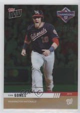 2019 Topps Now World Series Champions Green Chrome /199 Yan Gomes #WSC-11 i4v