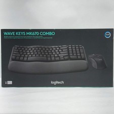 New Logitech Wave Keys MK670 Combo Ergonomic ...