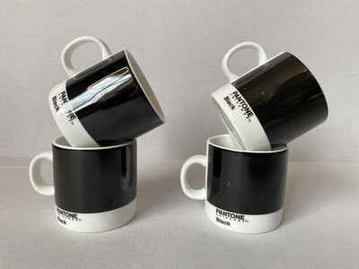 Pantone Universe schwarz 4er Set Espressotassen Art 10104-U1 Kaffee Display Tassen