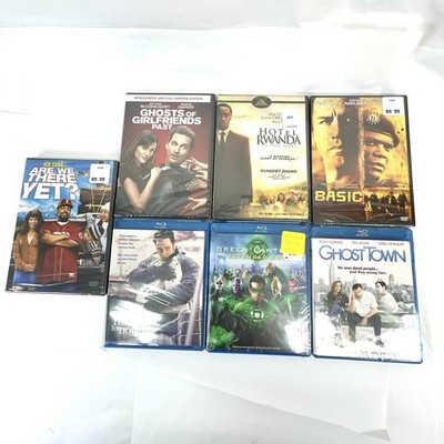 7 Random DVD Lot New Sealed Green Lantern,Basic,Ghost Town And More 