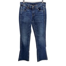Ralph Lauren Dungarees Bootcut Jeans 28 Mid Rise Dark Wash Made in USA Y2K