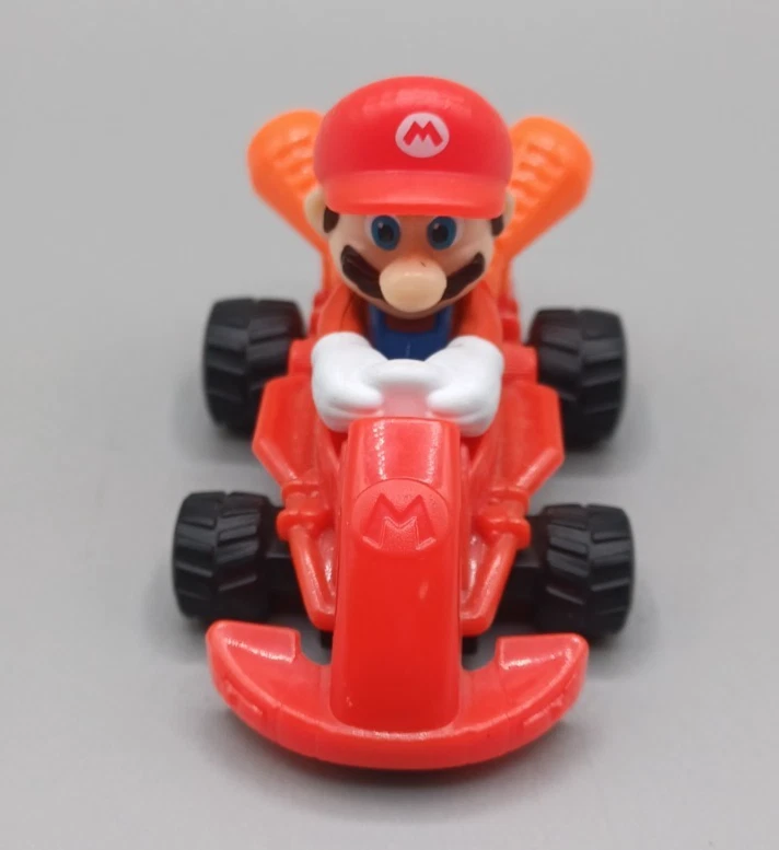 Lot of 2 Nintendo Mario Cart Plastic Toy Cars Cake Toppers - Image 2 of 4