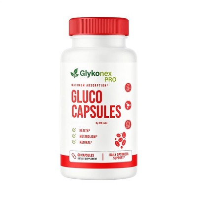 GlykoNex Gluco Capsules Blood Health Support Dietary Supplement 60 Capsules