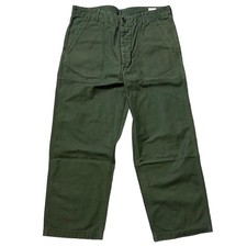 orSlow US Army Fatigue Baker Pants Olive XL Japan Military Workwear F/S