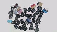 Lot of 39 - 64GB Various Brands Micro SD Memory Cards