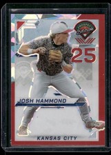 2025 Panini Prospect Edition Josh Hammond Halo Red Ice
