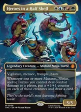 1x Heroes in a Half Shell - Foil Extended Art NM Eng MTG - Commander TMNT