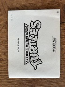 Teenage Mutant Hero Turtles &ndash; Nintendo NES  &ndash; Complet bo&icirc;te + notice+ Polystyr&egrave;n