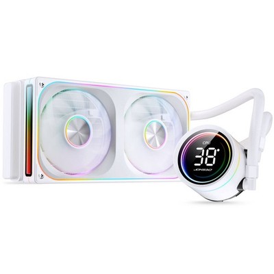Jonsbo TH-240 AiO Wasserkühlung, ARGB, Display - 240mm, weiß