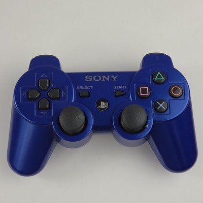 Sony PS3 DualShock 3 Wireless Controller   Azurite Blue OEM Original Tested