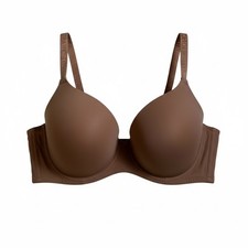 Nautica Intimates Full Coverage T-Shirt Bra Beige Underwire Adjustable Straps