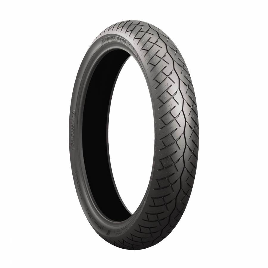 Pneu moto 110-90-16 Bridgestone BT-46 grip maximal sur sol mouillé front
