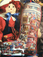 GAMES  TOYS Boy CHRISTMAS STOCKING Heirloom BH G Counted Cross Stitch PATTERN