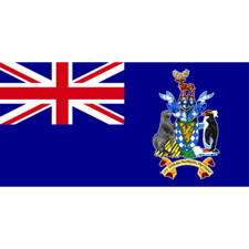 5ft x 3ft 150 x 90cm South Georgia and Sandwich Digital Printed Polyester Flag