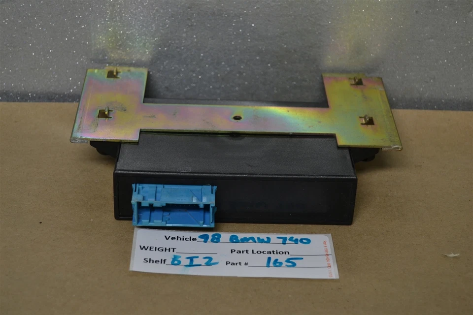 BMW 740i 540i 530i 1995-2001 ordenador de control de crucero 65718375497 módulo 65 6I2 Foto 3 de 3
