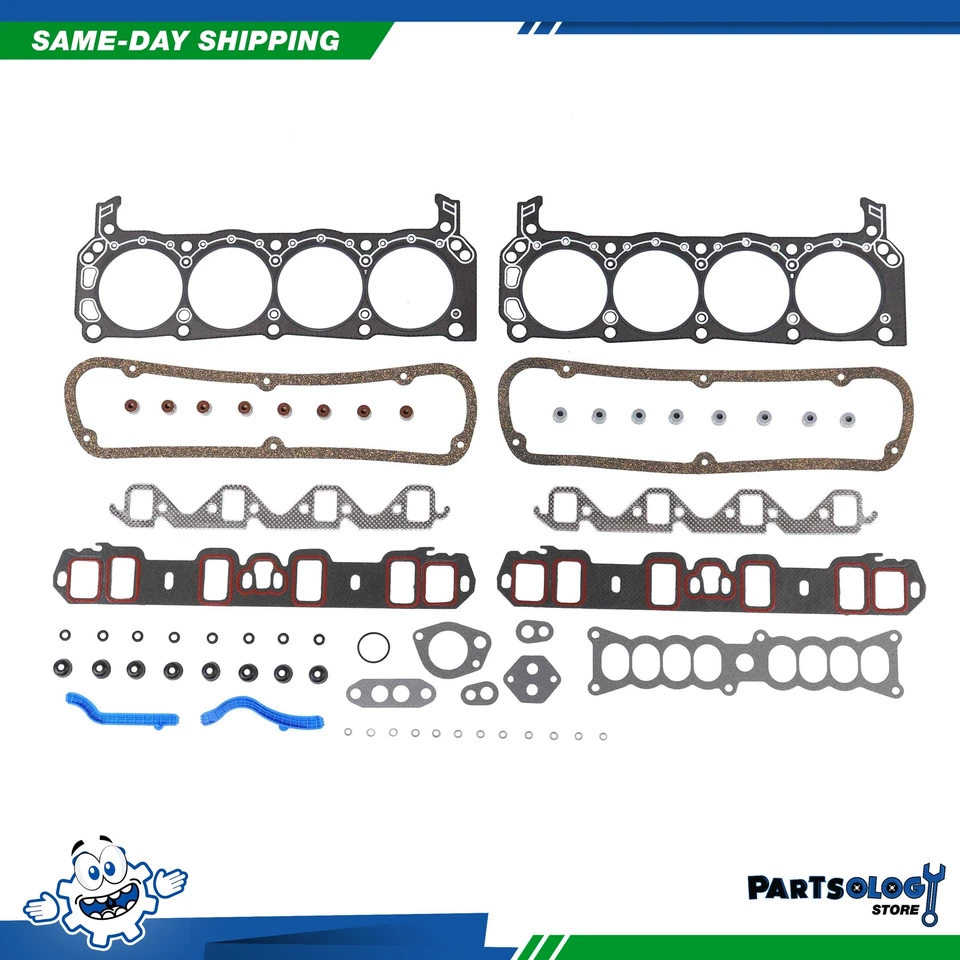 DNJ EK4104A Engine Rebuild Kit For 86-90 Ford Lincoln Capri 5.0L V8 OHV 16v - Image 4 of 4