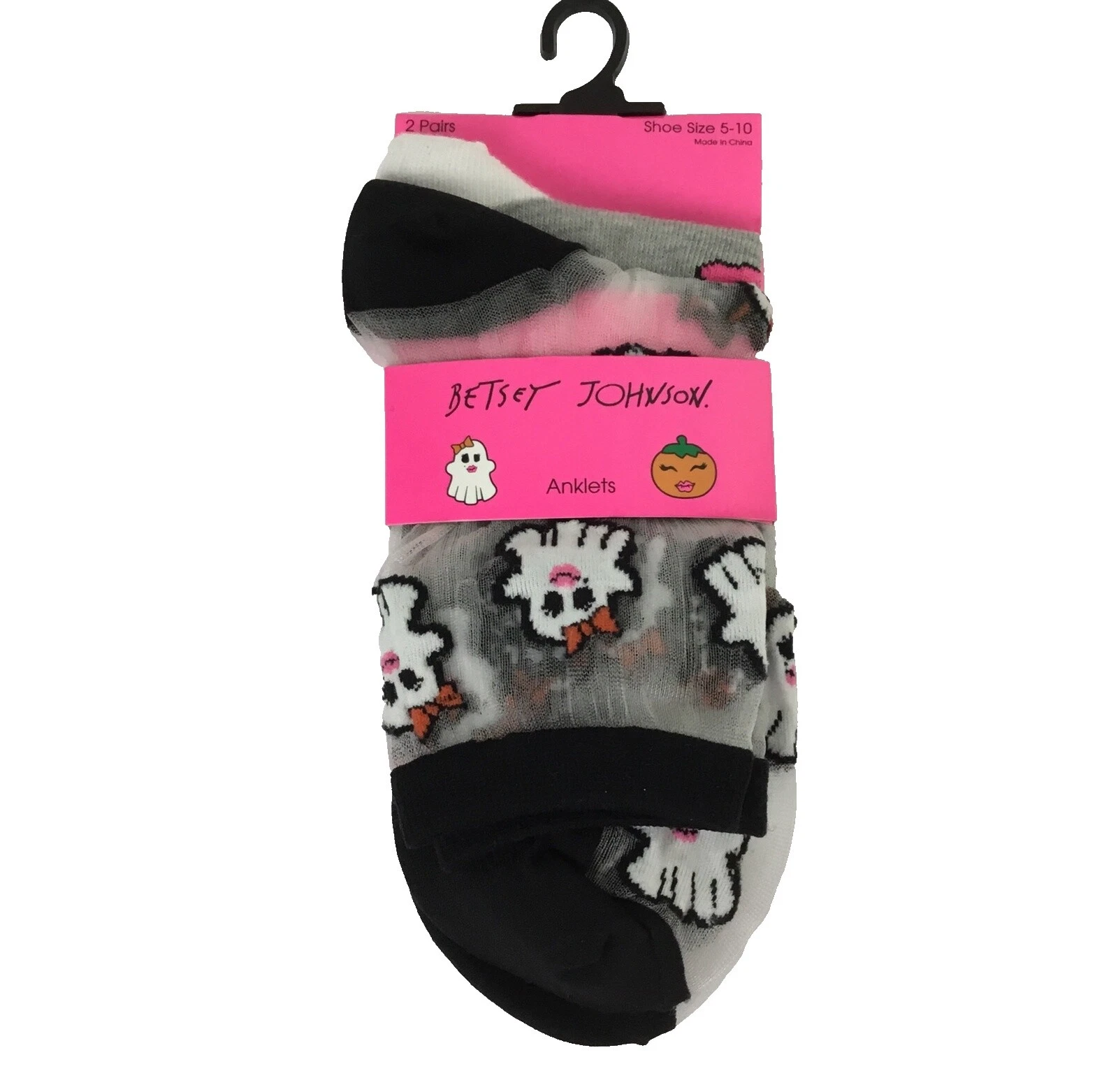 Calcetines de Tobillo Betsey Johnson Poliéster para Mujeres