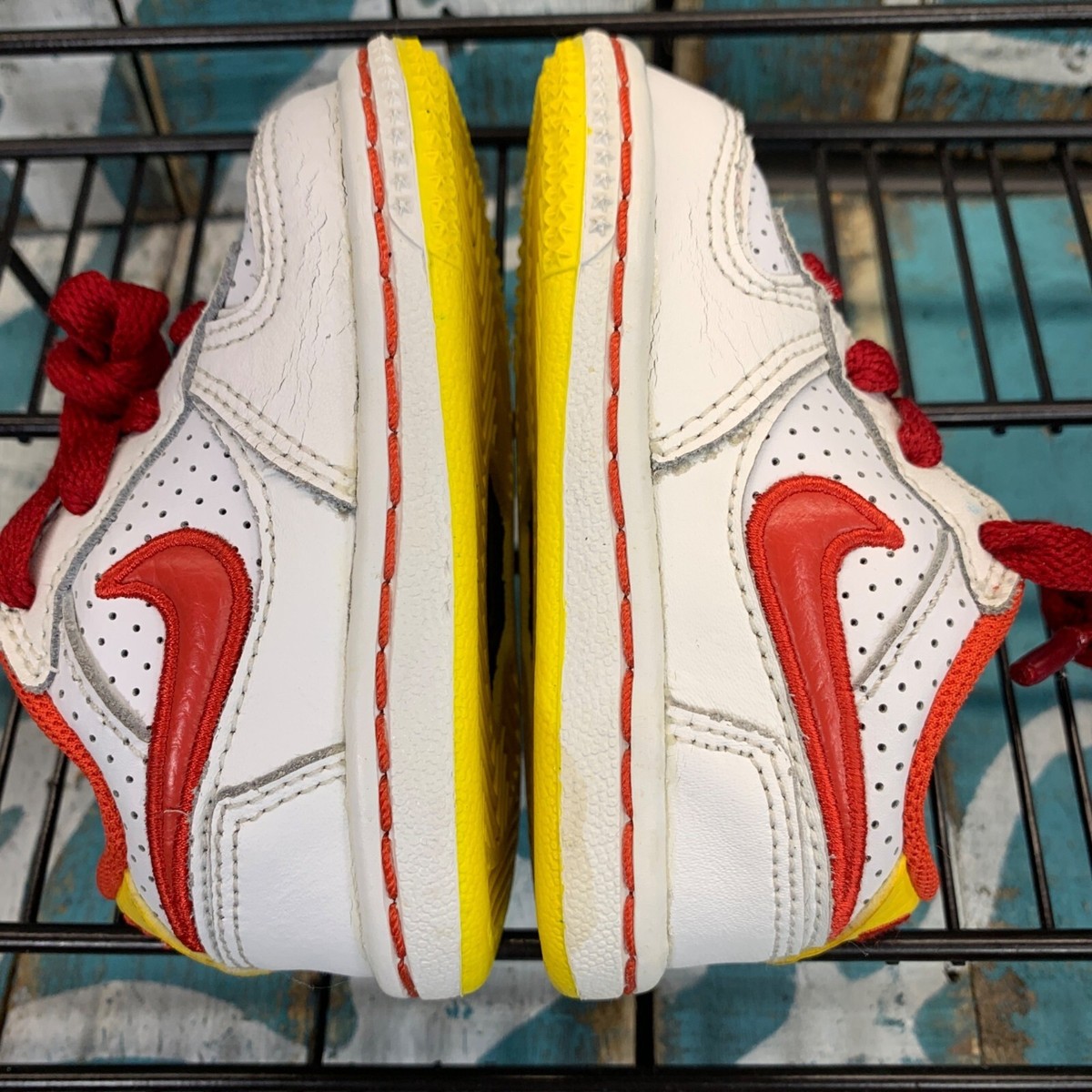 Nike NYX Dunk Low‎ 2008 Ronald McDonald 330938-161 RARE Vintage Men\'s Sz 8 Nike × Vintage Nike NYX Dunk Low Ronald McDonald White Red  main image 4