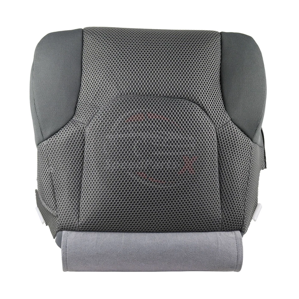 For 2005-2019 Nissan Frontier Driver & Passenger Bottom Leather Seat Cover Gray Foto 4 de 4
