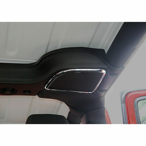 Cubierta de borde de decoración de marco de altavoz de techo superior 2 piezas para Jeep Wrangler JK JKU 2007-17 - Imagen 19 de 70