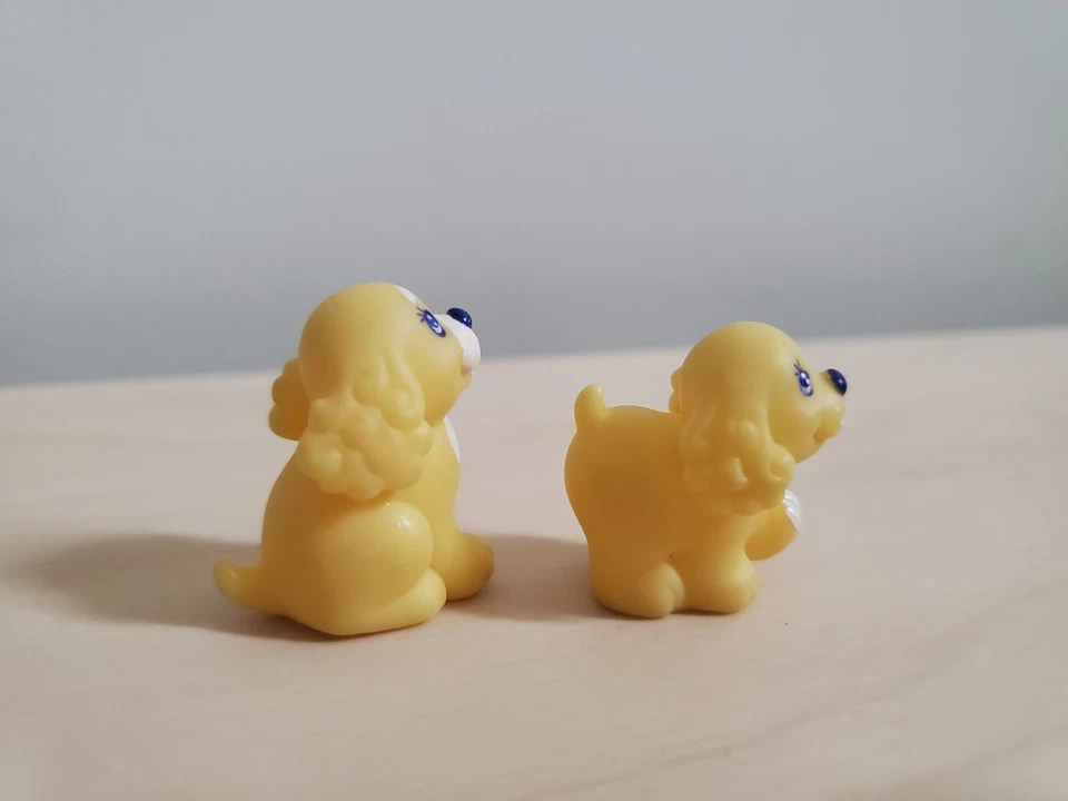 Filhotes amarelos vintage MLP Lil Litters My Little Puppy Sweet Spaniel - Imagem 2 de 4