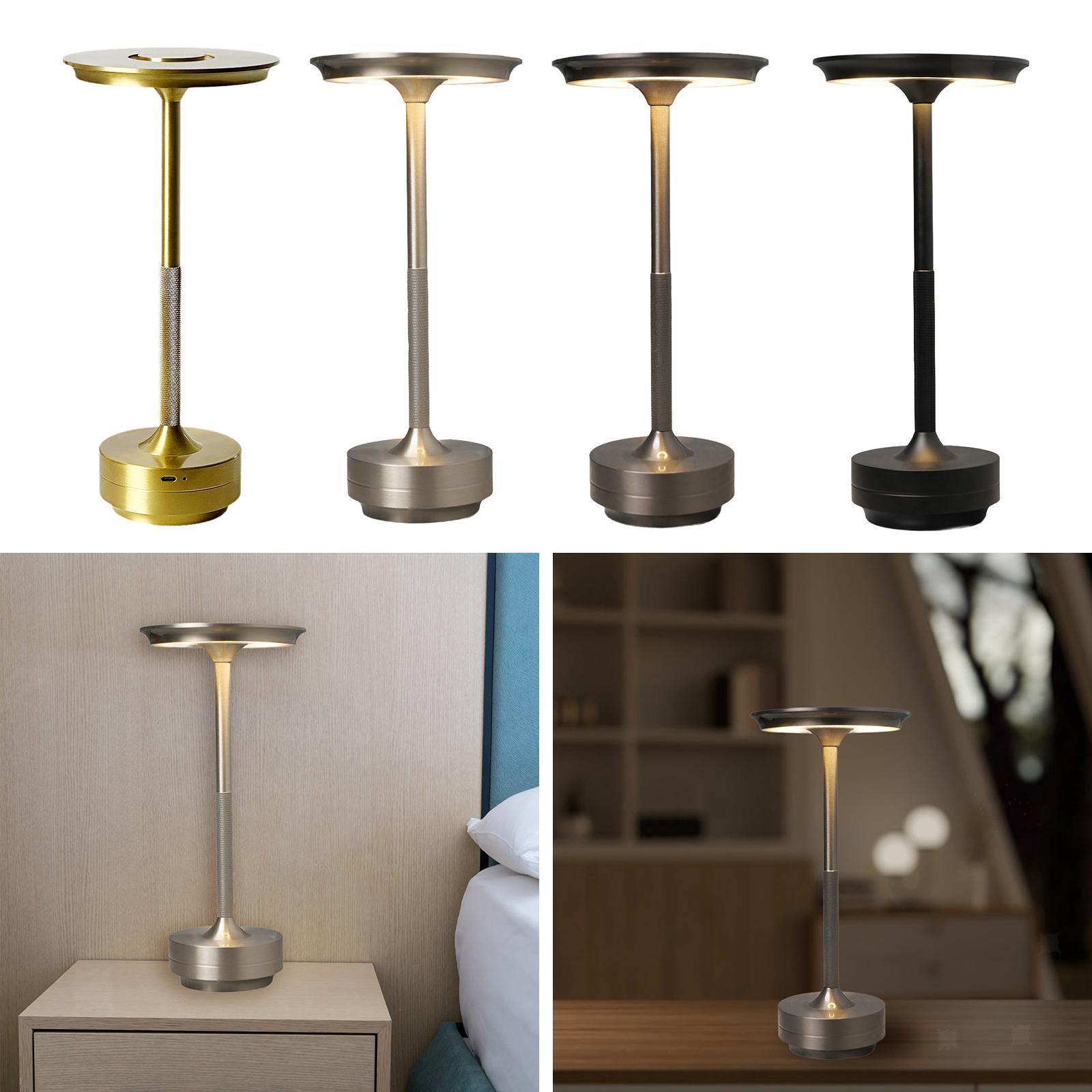 Table Lamp Touch Switch Dimmable Recharge Night Light for Study Home Wedding-image