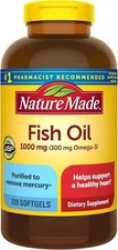 Nature Made Fish Oil 1000 mg Softgels, 320 Count (Pack of 1) Brand New & Sealed