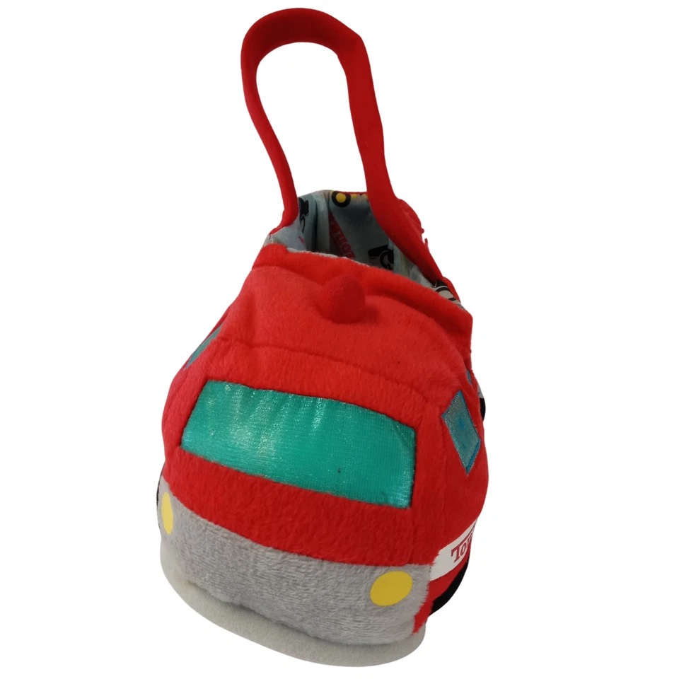 Tonka Fire Truck Plush Basket - Red Soft Toy with Handle - Image 2 of 4