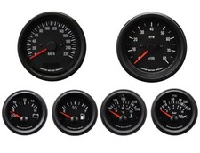 Motor Meter Racing Vd 6 Gauge Set Electrical Speedometer Kmh C Bar 85mm 52mm