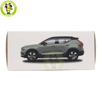 1/18 Volvo XC40 Recharge Electric Car Blue Diecast Model Toy Car