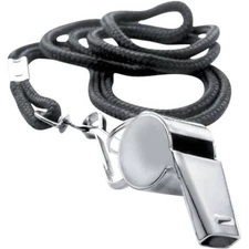 Steeden Brass Whistle with Lanyard