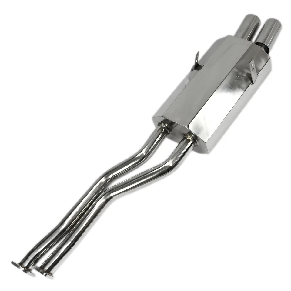 Sistema Di Scarico IN Acciaio Inox 2-Flutig 76mm per BMW E36 320i 325i M50 M52 - Immagine 4 di 4