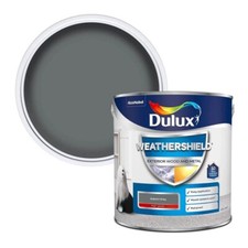 Dulux Weathershield Exterior Gloss Paint For Wood Metal 2.5L Gallant Grey